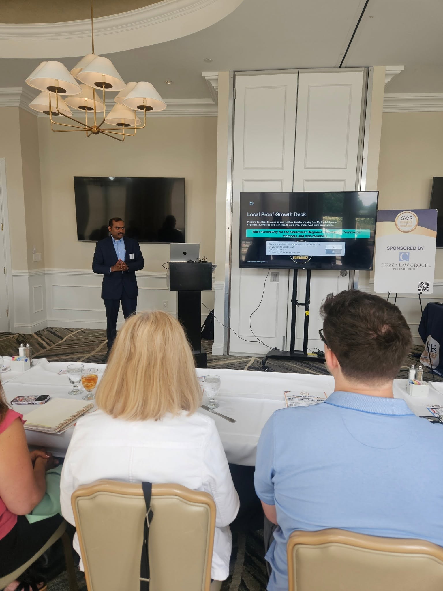 My Digital Dynamo at the Southwest Regional Chamber of Commerce in Bridgeville, PA